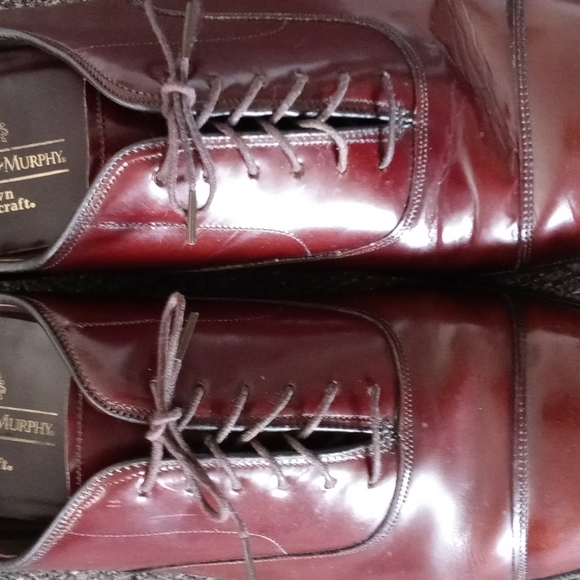 🖤RARE/VTG Johnston & Murphy🖤 - "Crown Aristocraft" Georgetown II Cap To - Picture 9 of 16